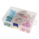 Baby Kids Wooden Crochet Beads DIY Necklace Teething Bracelet Teether Toys Set