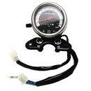 Universal Motorcycle Dual Odometer Speedo Meter Gear Digital Display Black