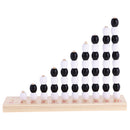 Black White Beads Frame for Kids Montessori Math Odds Evens Early Learning Wooden Toy