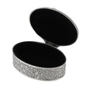 Retro Flower Sculpture Trinkets Chest Jewelry Box Organizer 10 X 7.5 X 3.5cm