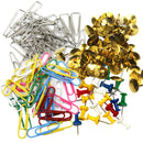 1 Set Assorted Office School Supplies Paper Pins Push Pins Thumb Tacks Stationary Kit