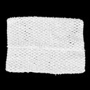 9inch Multifunctional Crochet Tube Top Elastic Polyester Waistband Headband For Baby Girls Clothing Accessory White