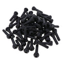 100pcs Auto TR414 Rubber Snap-in Tire Valve Stem for ATV, Lawn Mower