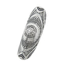 Ethnic Women Lady Elegant Biker Ring Tibetan Sliver Flower Engraving Ring