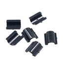 100 Pieces Hair Tie Fixed Glue Buckles DIY Hair Band Bow Headwear Accessories