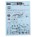 Model Decals Water Slide Sticker Toys Model Tools for MG 1/100 Gundam Models Accessories