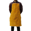 Orange Welder Apron Welding Protective Gear Apparel Cowhide Leather Apron