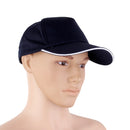 Men Women Adjustable Polyester Baseball Golf Cap Hat Sports Accessories Dark Blue