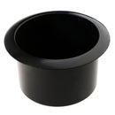Black 6.5cm Plastic Cup Drink Holder Ashtray For Marine Boat Car Truck Camper RV Height: 65mm/1.50
