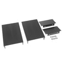 Premium Extruded Aluminum Enclosure PCB Cooling L Box Case DIY 105x55x150mm Black