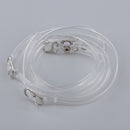 Extra Long Transparent Shoe Straps Lace High Heel Shoelace Accessories for Women
