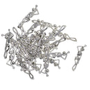 30 Pieces Halloween Charms Antique Silver Skeleton Body Skull Charms Pendant Craft Supplies for Jewelry Findings For DIY Necklace Bracelet Accessories