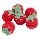 6x Soft Sponge Ball Curlers Cute Strawberry Hair Roller Lovely DIY Hair Tool