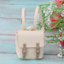 Fashion 1/6 PU Leather Backpack Schoolbag Outfit for Blythe for LUTS DOD SD DD Ball Jointed Dolls Accessory