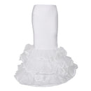Women Floor Length 3 Layers Wedding Dress Petticoat Underskirt Mermaid Slips