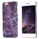 Purple Marble Grain Hard Back Case Cover Shell For iPhone 6 / 6s