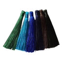 6 Pieces Small Silky Tassels Trim for Sewing Craft Scrapbooking Card Making