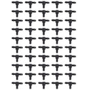 4/7 Barbed Tee Connector Joiner Drip Irrigation Fittings Hydroponics Pack of 50
