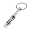 Shock Absorber Car Part Key Ring Keyring Key Buckle Key Fob Black & Silver