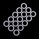 15 Pieces 25mm Plastic Crochet Ring Markers for Knitting Crochet DIY Handmade Sewing Craft Tool