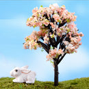 Pack of 5PCS Micro Landscape Decorations Mini Resin Ornament Garden DIY Tree Statue Home Garden Outdoor Decor Accessory