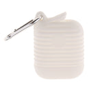 Silicone Protective Cover and Charging Skin Case for AirPods White (Pack of 1)