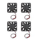 4PCS 12V 3Pin 40x40x10mm Mini-Fan Silent Computer Cooler Cooling Fan