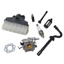 Carburetor Air Oil Filter Hose Fuel Cap for Stihl MS210 MS230 MS250 Chainsaw / Replace 1123 160 1650