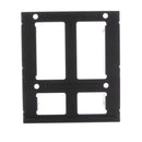 Dual 2.5'' to 3.5 Mounting Adapter Bracket Dual SSD Dock Holder Tray Metal