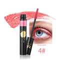 3D Fiber Rose Pink Eyelash Mascara Lengthening Thickening Curling Cosmetics for Women Lady Eye Makeup