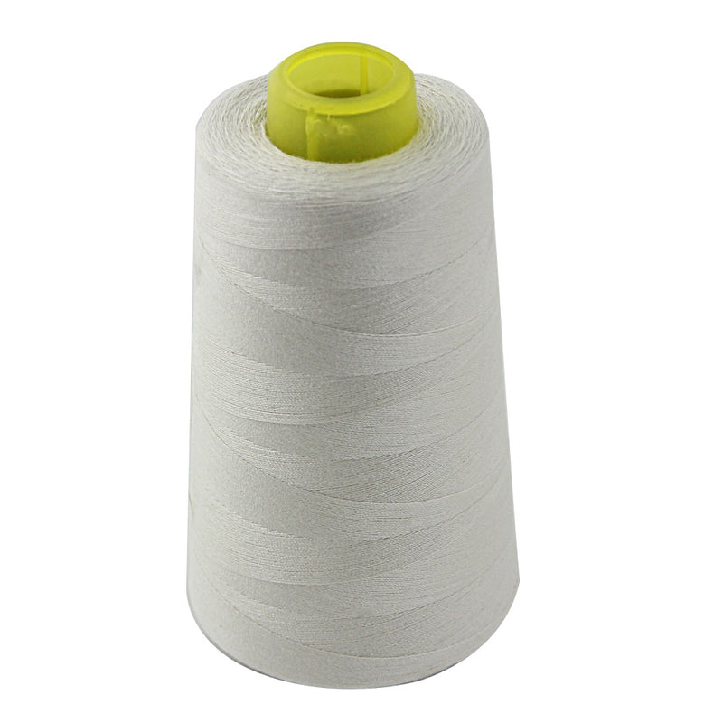 1 Spool Of Polyester Sewing Thread For Sewing Machine Garment Making Bedsheet Lining Thread 40S/2 Beige