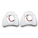 Amber Light Fairing Mount Mirror LED Lamp Cover Cap For Harley Street Glide 1996-2013