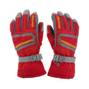 1 Pair Anti-Slip Windproof Waterproof Warm Thermal Keep Snowboarding Skiing Outdoor Sports Gloves for Men Women L Red