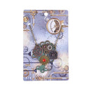 Steampunk Multi-size Gears Living on Tree of Life Pendant Necklace Chain for Women Men