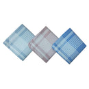 12Pcs/Set Mens Wedding Party Office Clothing Check Design Pocket Square Cotton Handkerchiefs Hanky Style 1