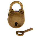 Retro Style Cute Pig Lock Travel Luggage Small Padlock Key Suitcase Bronze