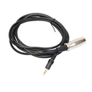 XLR 3 Pin Female to 3.5mm Jack Microphone Audio Cord Cable Connector 10ft