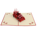 3D Pop Up Wedding Car Cards Paper Invitation Cards Postcard DIY Craft