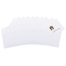 Pack of 10 Mini Triumphal Arch Metal Wedding Birthday Greeting Card with Envelopes
