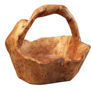 Decorative Wooden Fruit Basket Stand for Display Storage Collapsible Tabletop Kitchen Accessory