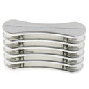 Silver Nail Art Makeup Tool Brush Pen Holder Stand Rest Nail Art Accessories