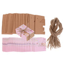 50Pcs Cute Paper Bear Baby Boy Girl Sweet Candy Boxes w/Rope Baby Shower Favors