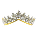 Baroque Gold Vintage Tiaras and Crowns for Women Wedding Bridal Headbands
