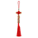 13" Chinese Knot Tassel Feng Shui Coins Pendant Lucky Amulet Car Inner Decor