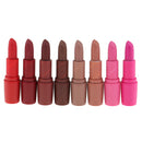 8pcs Women's Beauty Bullet Matte Velvet Lipstick Lip Gloss Moisturizing Long Lasting Waterproof Makeup Cosmetic Set Kit