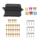 Car Auto 6-Way Blade Fuse Holder 5 Relay Socket Distribution Block