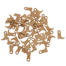 50 Piece Cowboy Boot Wooden Embellishments Crafts Embellishment for Wedding