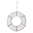 26cm Iron Wire Wreath Frame Succulent Pot Metal Hanging Planter Plant Holder