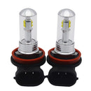Pair H8 H11 16-LED 80W 6000K High Power Fog Driving Light Bulbs - Cool White