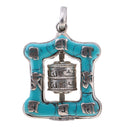 Retro Handmade Nepel Buddha Jewelry Prayer Wheel Pendent Necklace Culture B